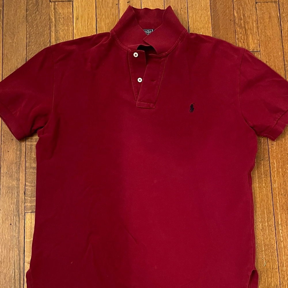 Polo By Ralph Lauren Men's Burgundy Polo Shirt - image 1